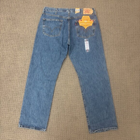 Vintage Levis 501 Jeans 40X32 Preshrunk 38X31 Mid Rise Cotton Dead Stock Mexico - Picture 1 of 9